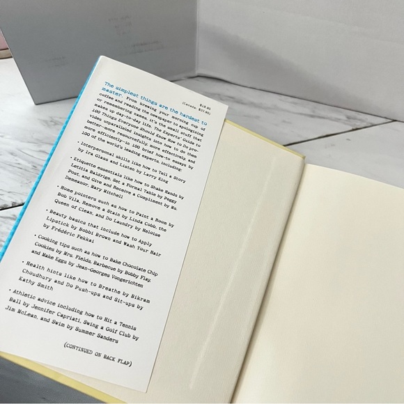 The Experts' Guide to 100 Things Everyone Should Know How to Do Hard Cover Book - Picture 7 of 11